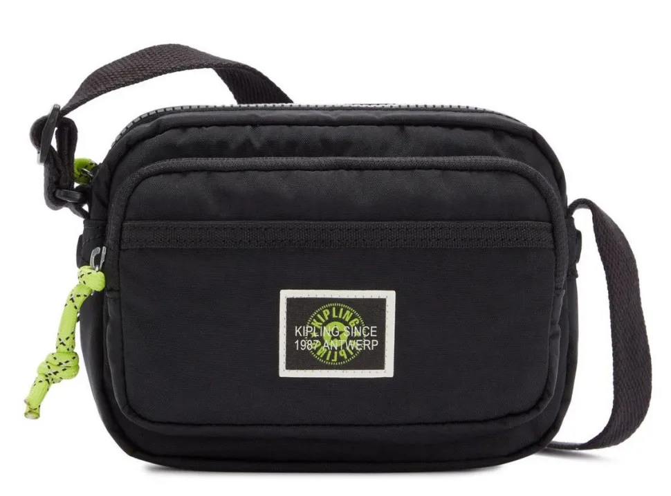 Clearance Kipling Borsa tracolla Sisko Valley Black ValleyBlack