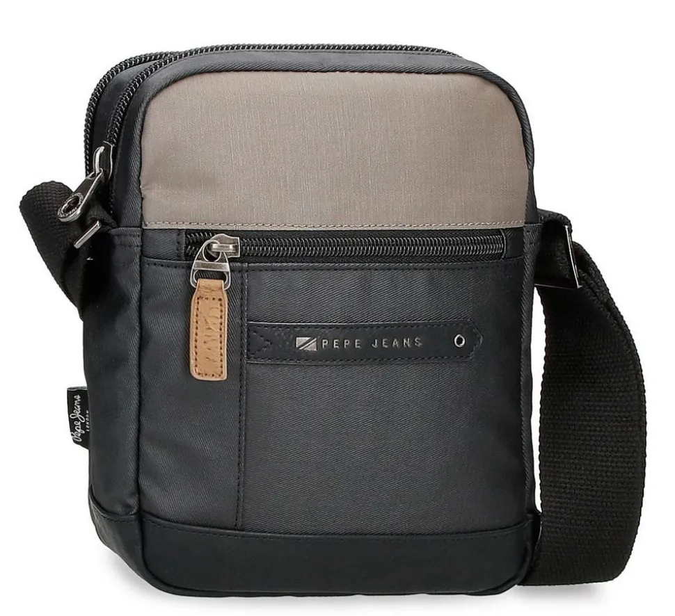 Clearance Pepe Jeans Borsa uomo Cardiff 76355 Nero