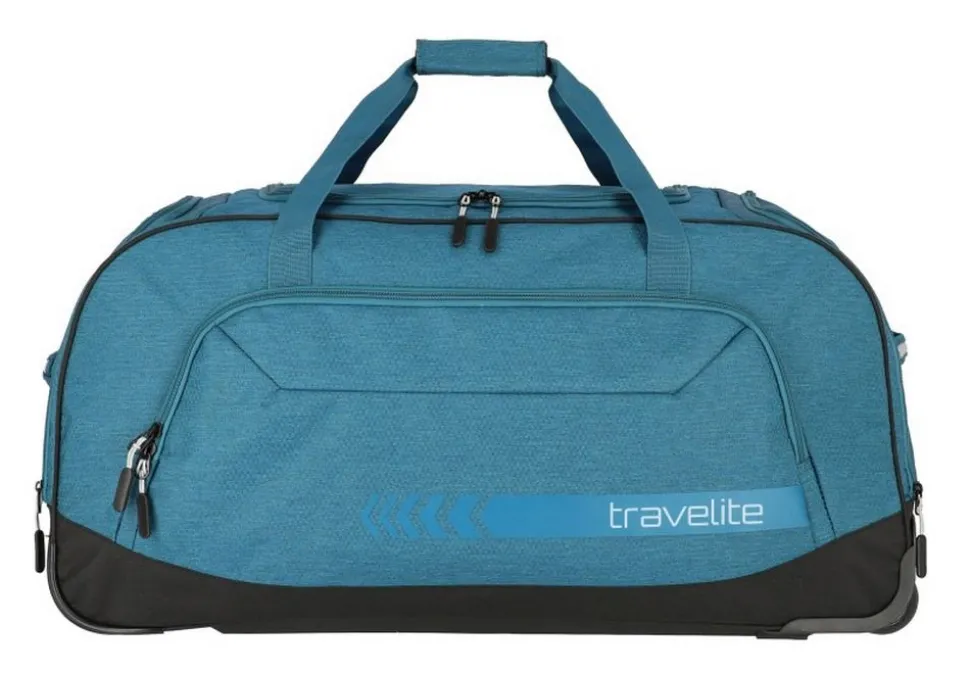 New Travelite Borsone Trolley Kick Off XL 6911 Petrolio