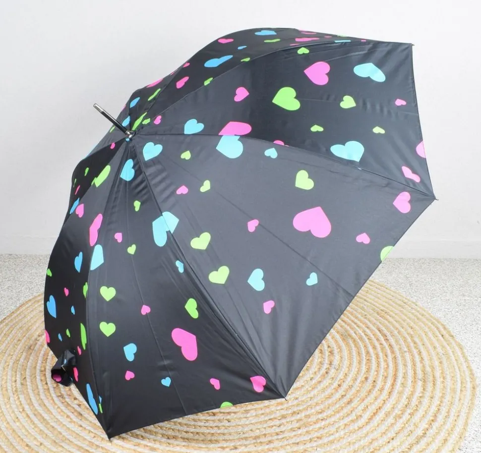 Best Sale SIMPLYUP Ombrello automatico 5521 Hearts Multicolor