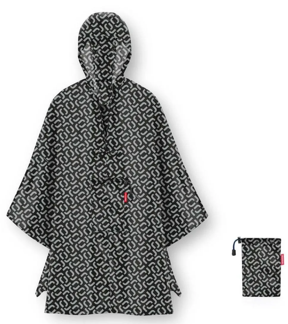 Outlet Reisenthel Poncho antipioggia mini maxi Signature Black SignatureBlack