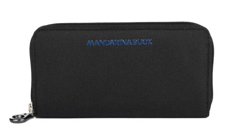 Shop Mandarina Duck Portafoglio donna con zip MD20 MPN1 Nero Black