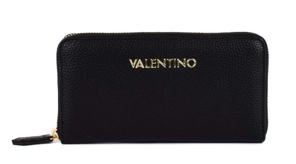 Fashion Valentino Bags Portafoglio donna con zip Brixton 155 Nero