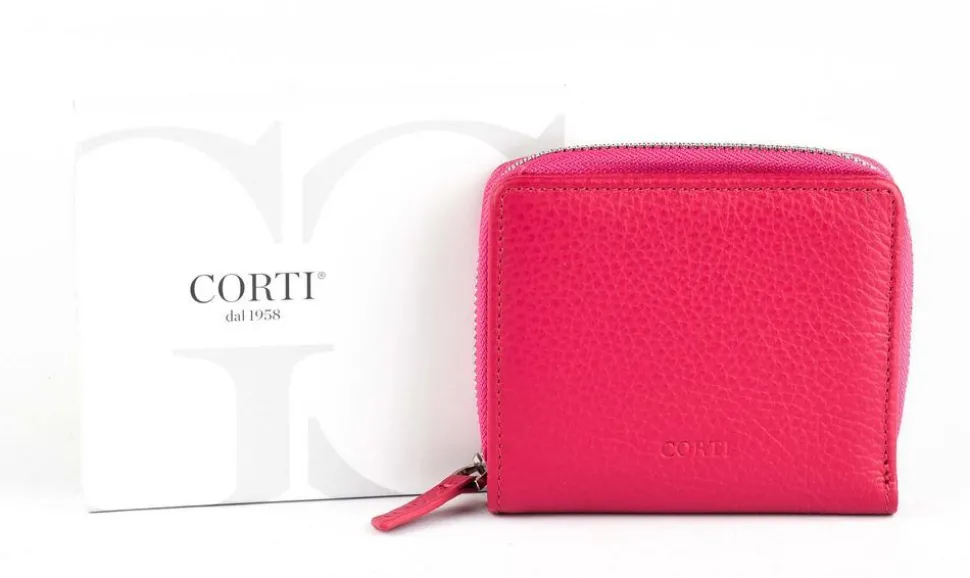 Shop Gianfranco Corti Portafoglio donna piccolo Alce 8874 Ciclamino