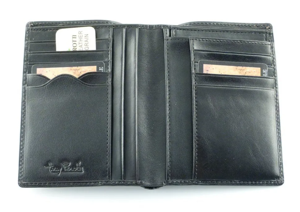 Sale Tony Perotti Portafoglio portadocumenti in cuoio art 1153 nero Black