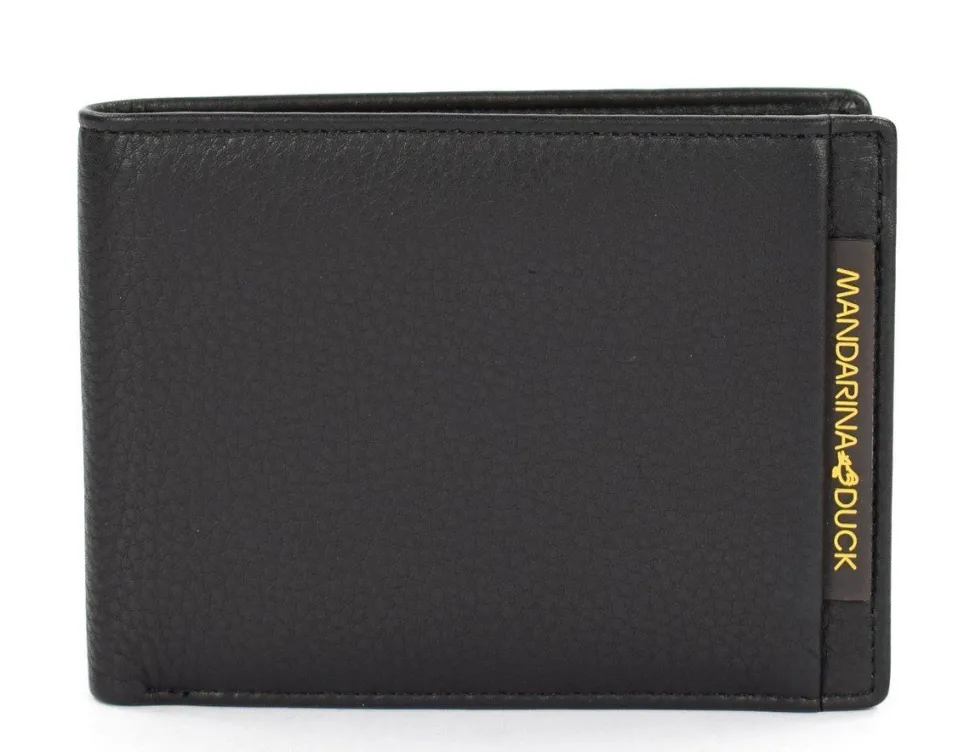 Cheap Mandarina Duck Portafoglio uomo in pelle Dual UDP01 Nero