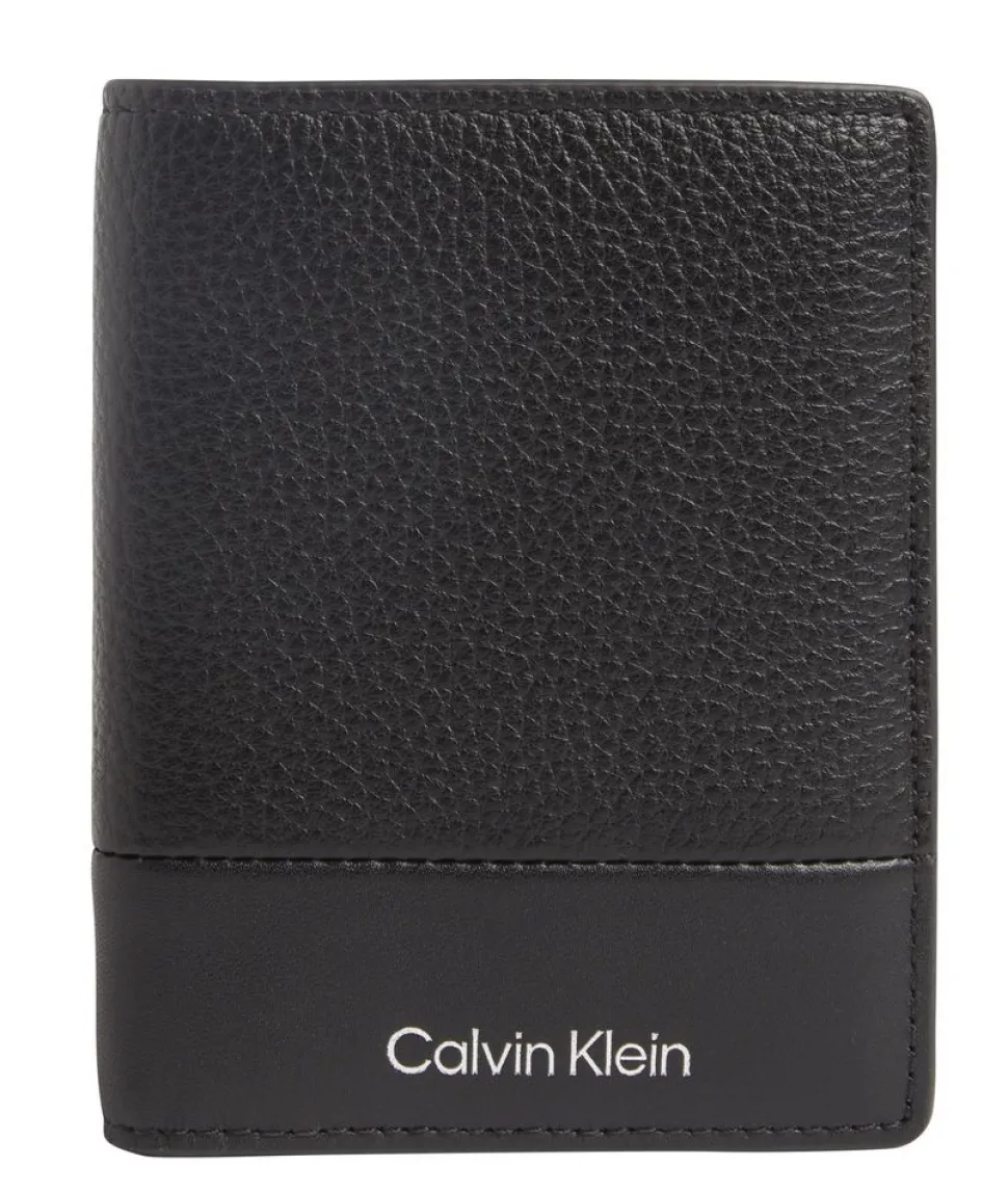 Cheap Calvin Klein Portafoglio uomo piccolo Nero