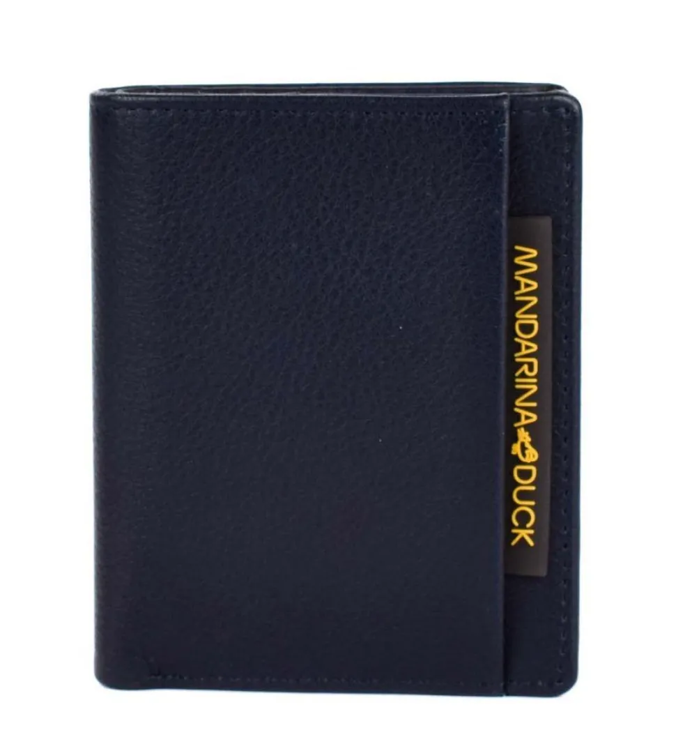 Clearance Mandarina Duck Portafoglio uomo piccolo in pelle Dual UDP04 Eclipse