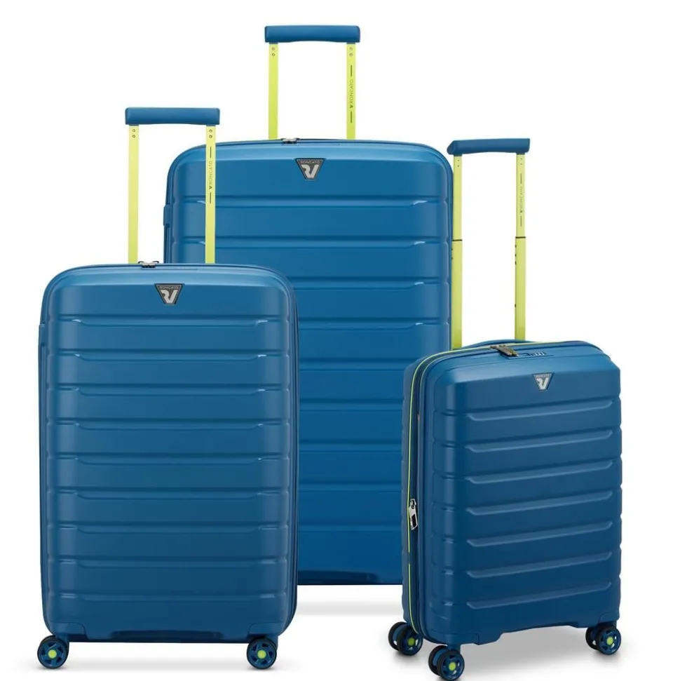 Store Roncato Set 3 Trolley espandibili B-Flying Move Blu Laguna BluLaguna