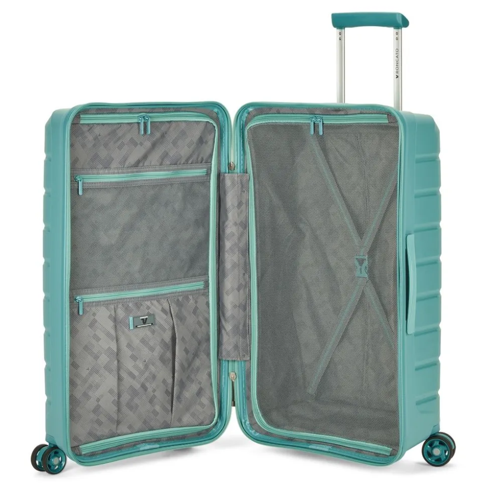 trolley_baule_roncato_bflying_medio__salvia_3.webp Clearance Roncato Trolley Baule B-Flying medio 7987 Salvia