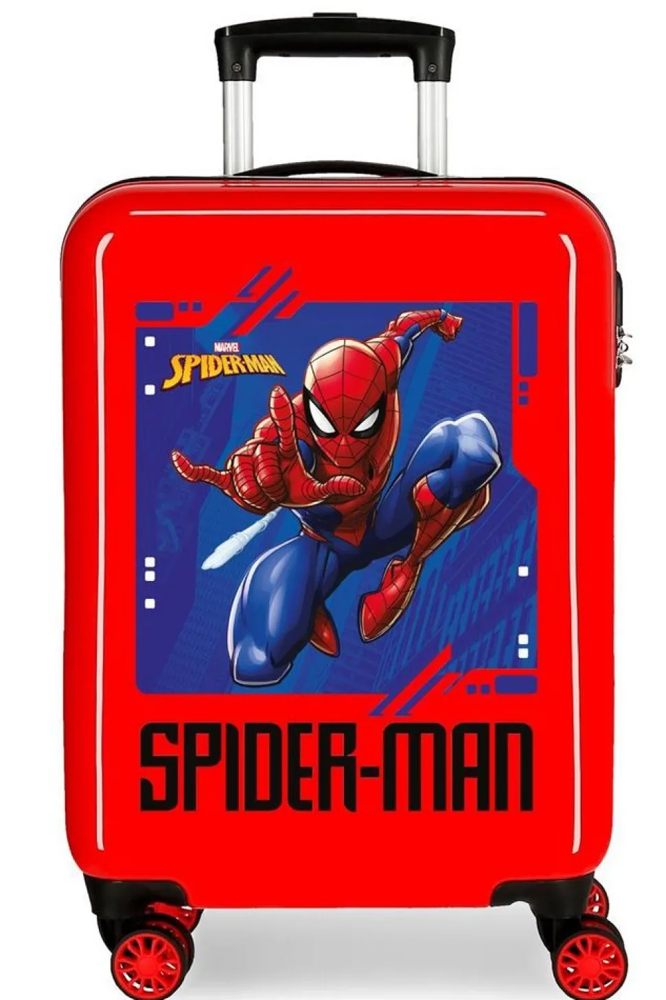 Discount Marvel Trolley cabina Spiderman Street Rosso