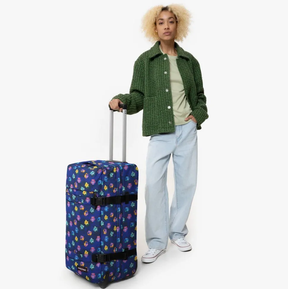 Outlet Eastpak Trolley Transit'R M Flowerblur Navy FlowerblurNavy