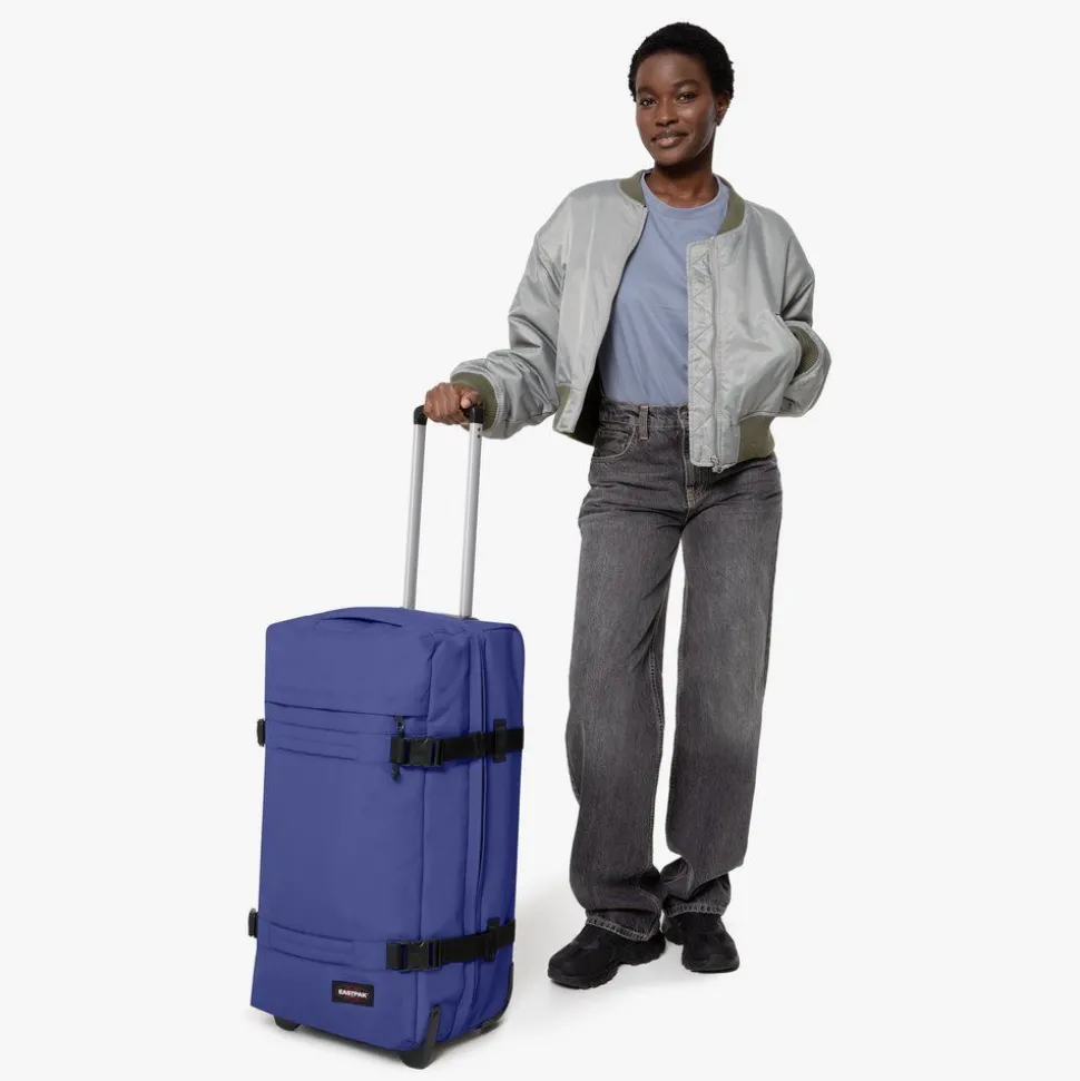 Shop Eastpak Trolley Transit'R M Suit Blue SuitBlue