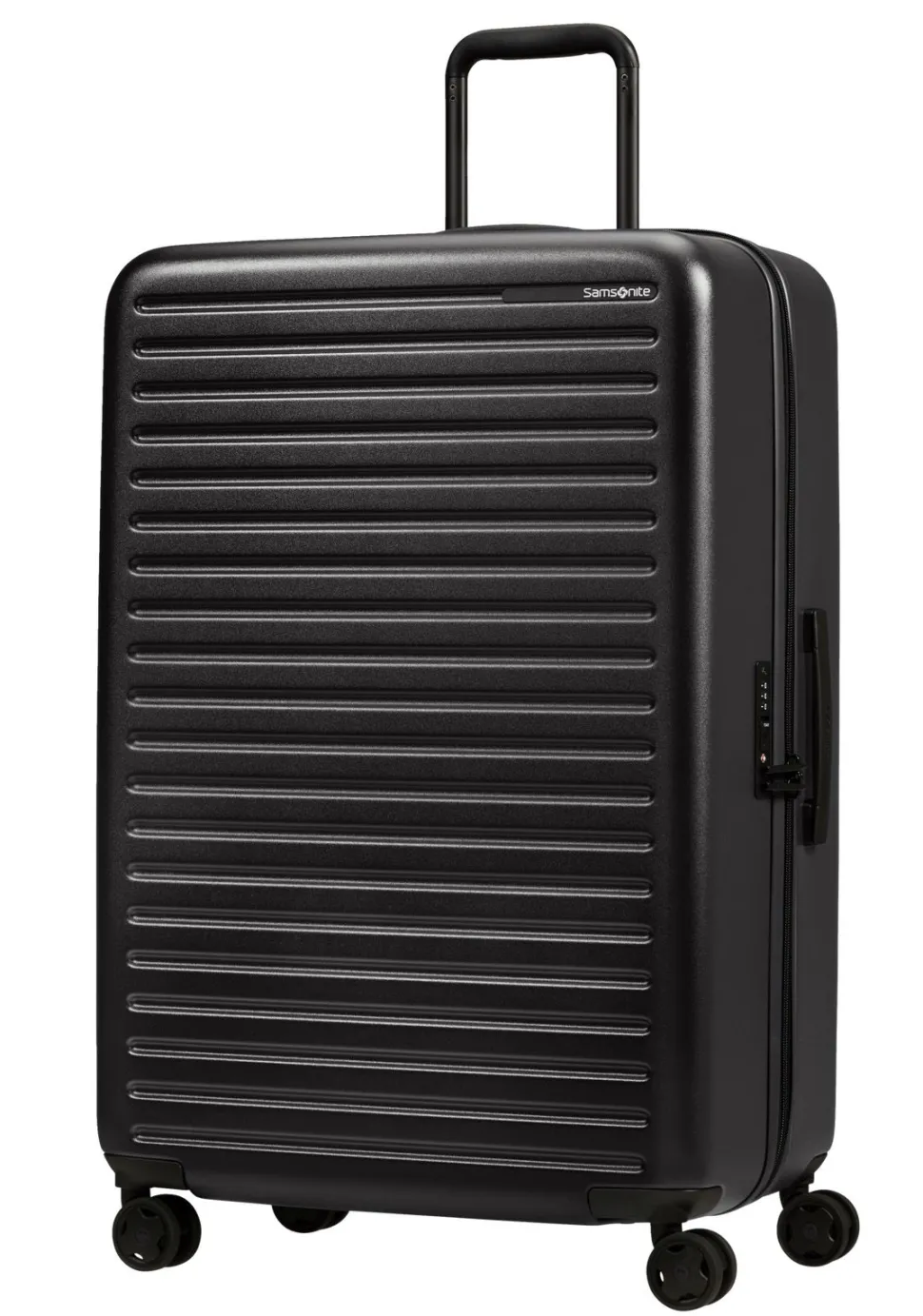 New Samsonite Trolley grande 75cm Stackd Nero