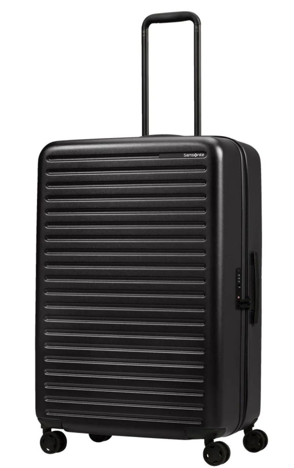 New Samsonite Trolley grande 75cm Stackd Nero