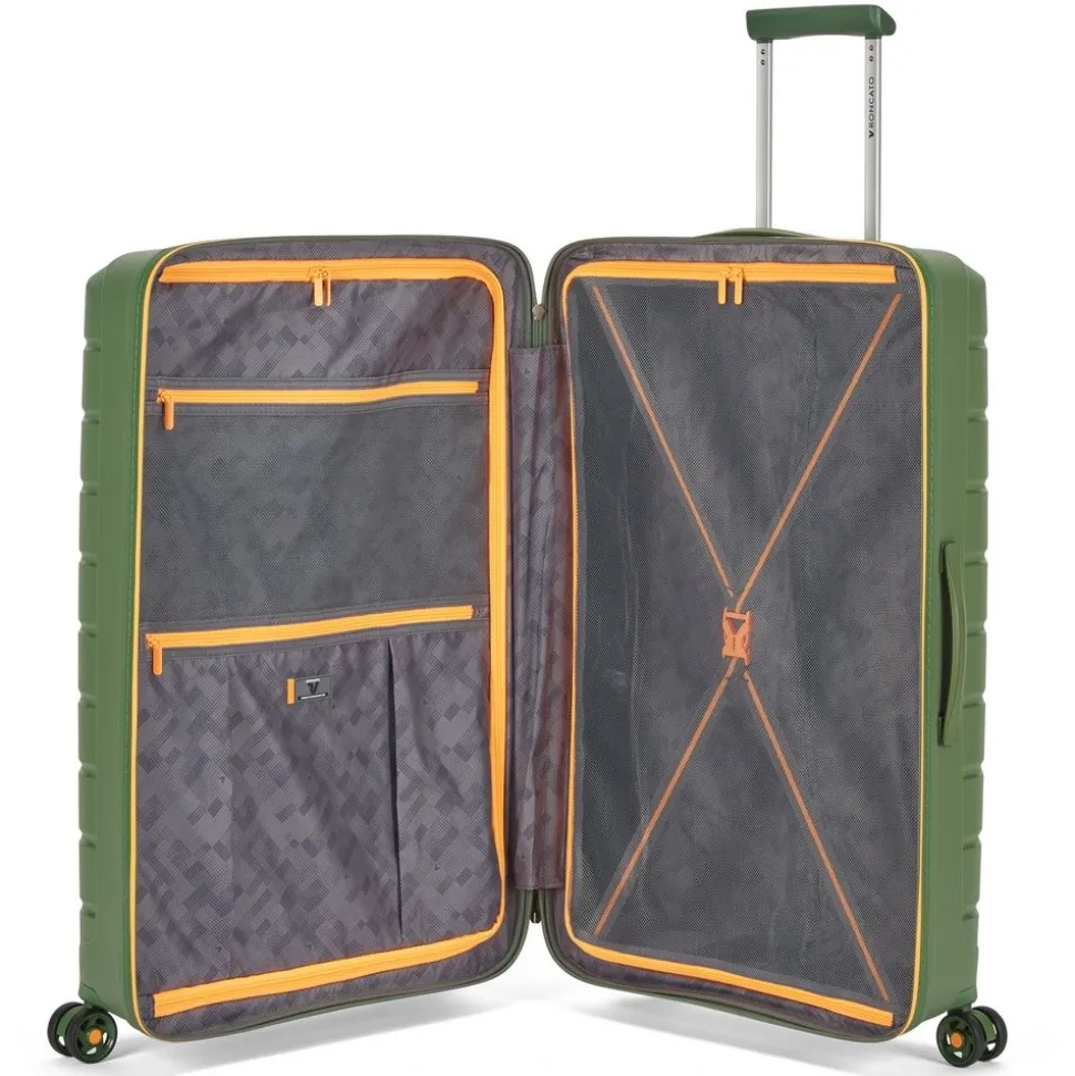 trolley_roncato_bflying_neon_grande__verde_militare_3.webp Hot Roncato Trolley B-Flying Neon grande 7981 Militare Verde