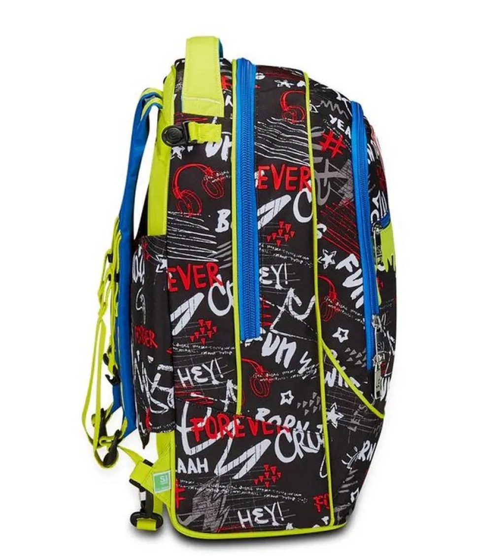 Shop Sj Gang Trolley scuola SJ Jack 3 ruote Born to Fun BorntoFun