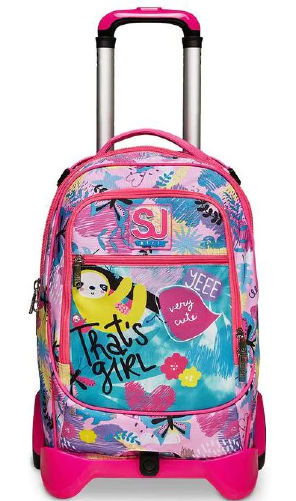 New Sj Gang Trolley scuola SJ Jack 2 ruote Clack It Girl ClackItGirl