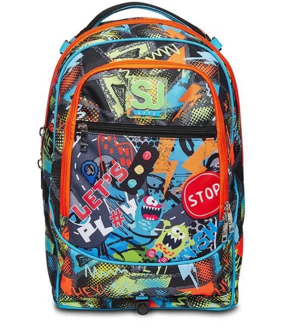 trolley_scuola_sj_jack__ruote_rushpack_11.webp Cheap Sj Gang Trolley scuola SJ Jack 3 ruote Rushpack