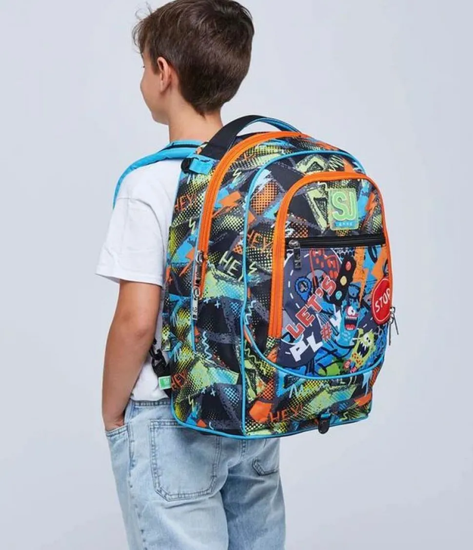 trolley_scuola_sj_jack__ruote_rushpack_13.webp Cheap Sj Gang Trolley scuola SJ Jack 3 ruote Rushpack
