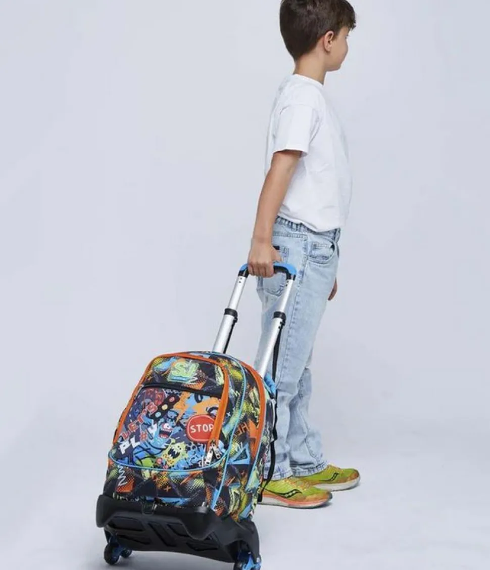 trolley_scuola_sj_jack__ruote_rushpack_7.webp Cheap Sj Gang Trolley scuola SJ Jack 3 ruote Rushpack