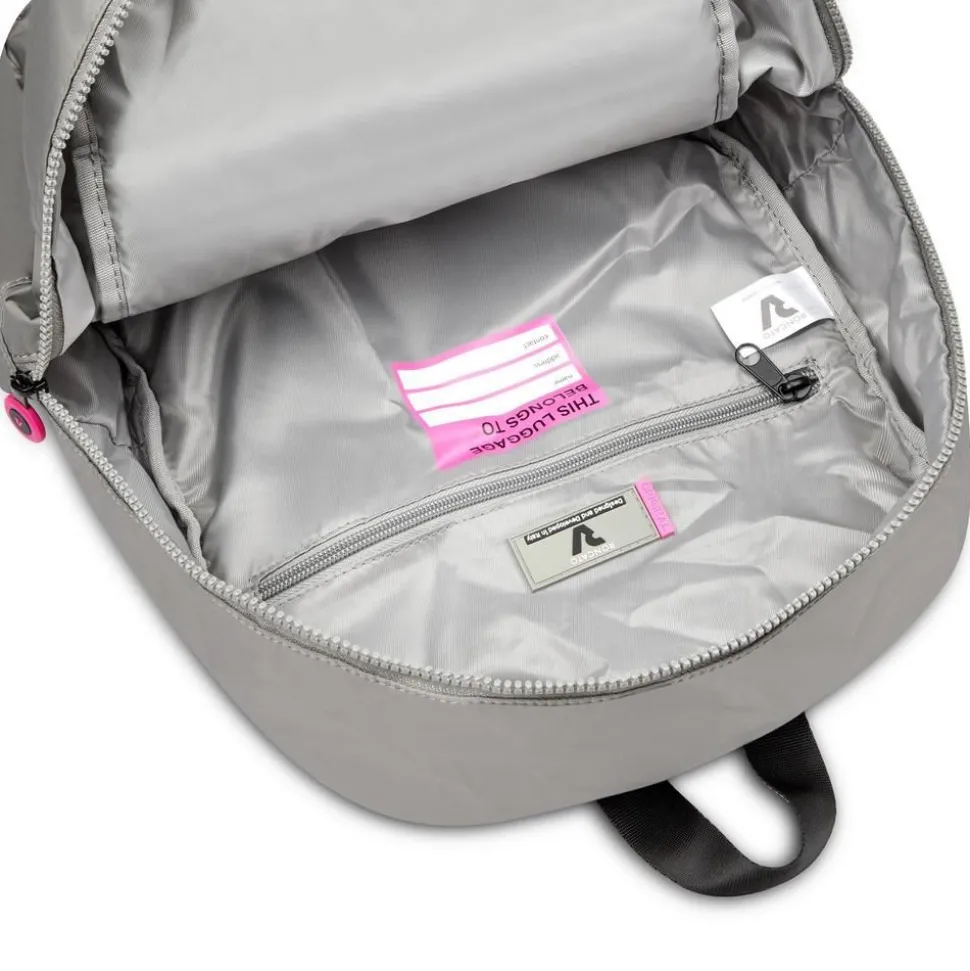 zaino_cabina_pieghevole_ryanair_xx_roncato_compact_neon__grigio_6.webp Best Sale Roncato Zaino cabina pieghevole Ryanair 40x20x25 Compact Neon 2010 Grigio