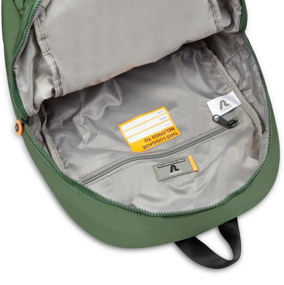 New Roncato Zaino cabina pieghevole Ryanair 40x20x25 Compact Neon 2010 Verde Militare VerdeMilitare