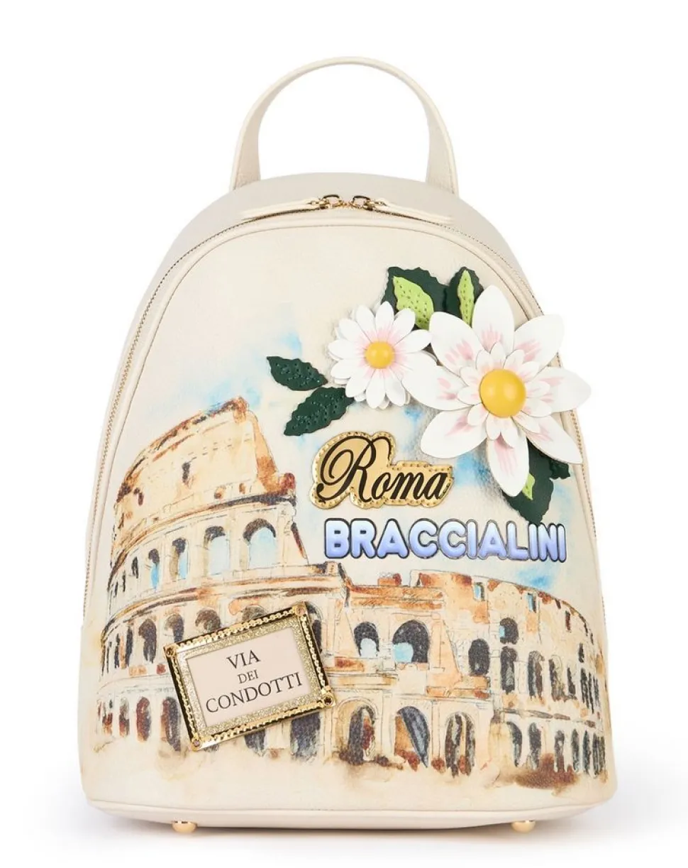 Shop Braccialini Zaino donna Cartoline Roma