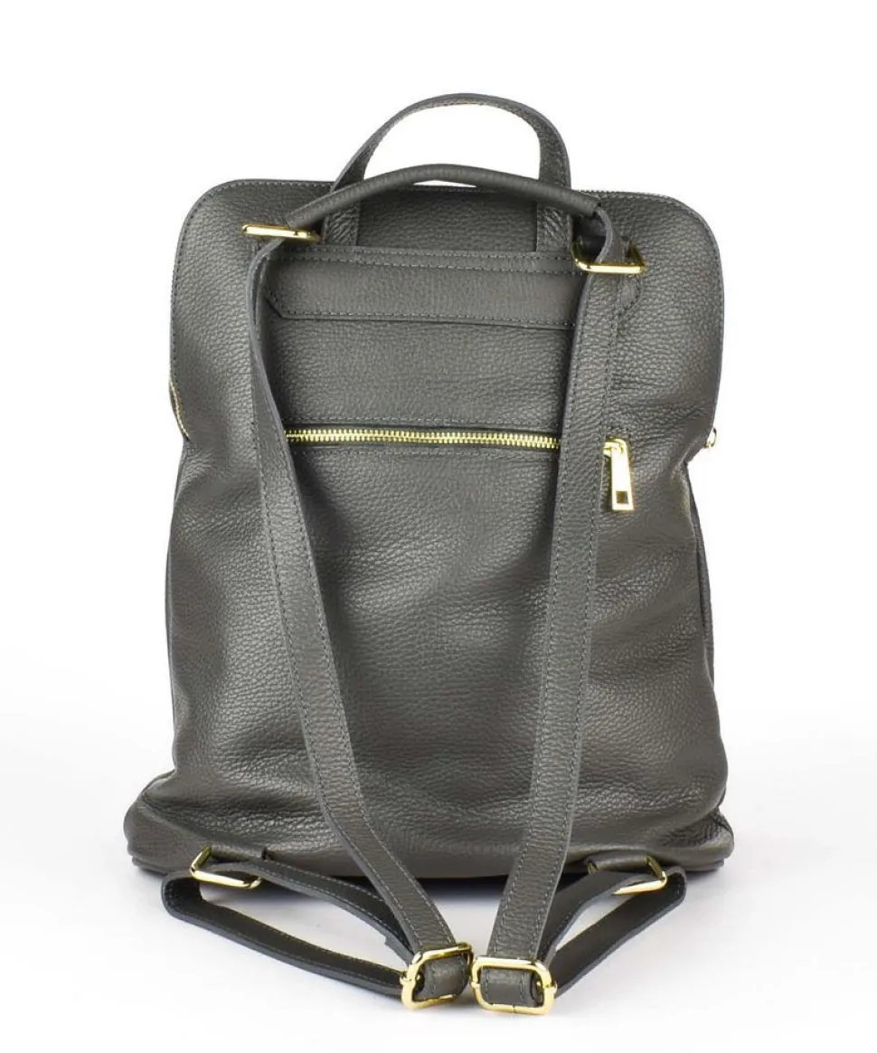 zaino_donna_in_pelle__grigio_3.webp Cheap Pronto Moda Zaino donna in pelle 001 Grigio