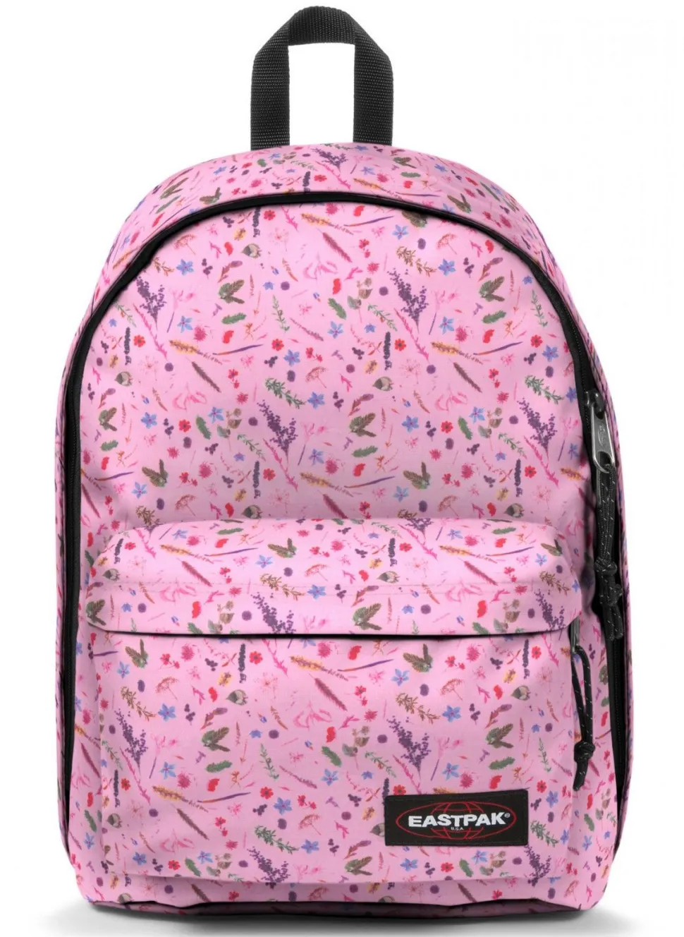 Shop Eastpak Zaino Out Of Office Herbs Pink HerbsPink