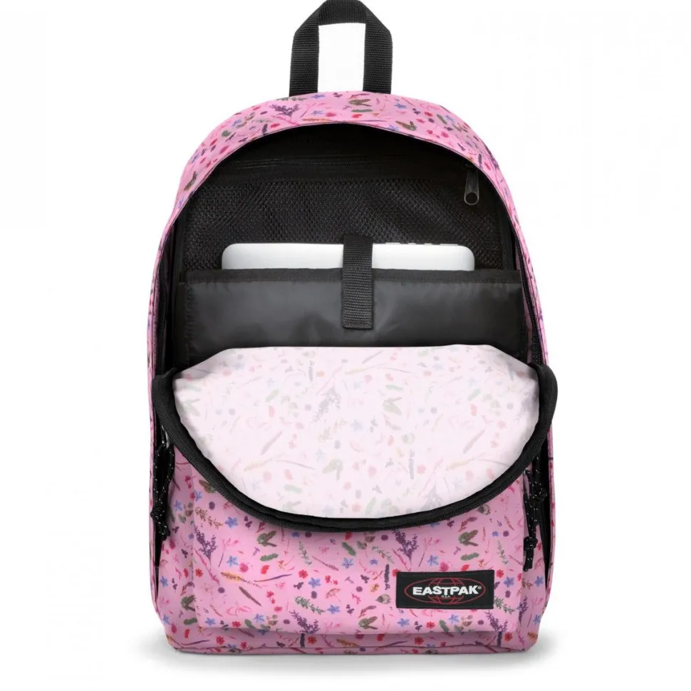 Shop Eastpak Zaino Out Of Office Herbs Pink HerbsPink