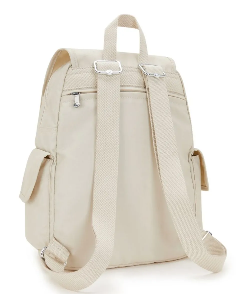 Fashion Kipling Zaino City Pack S Beige Pearl BeigePearl