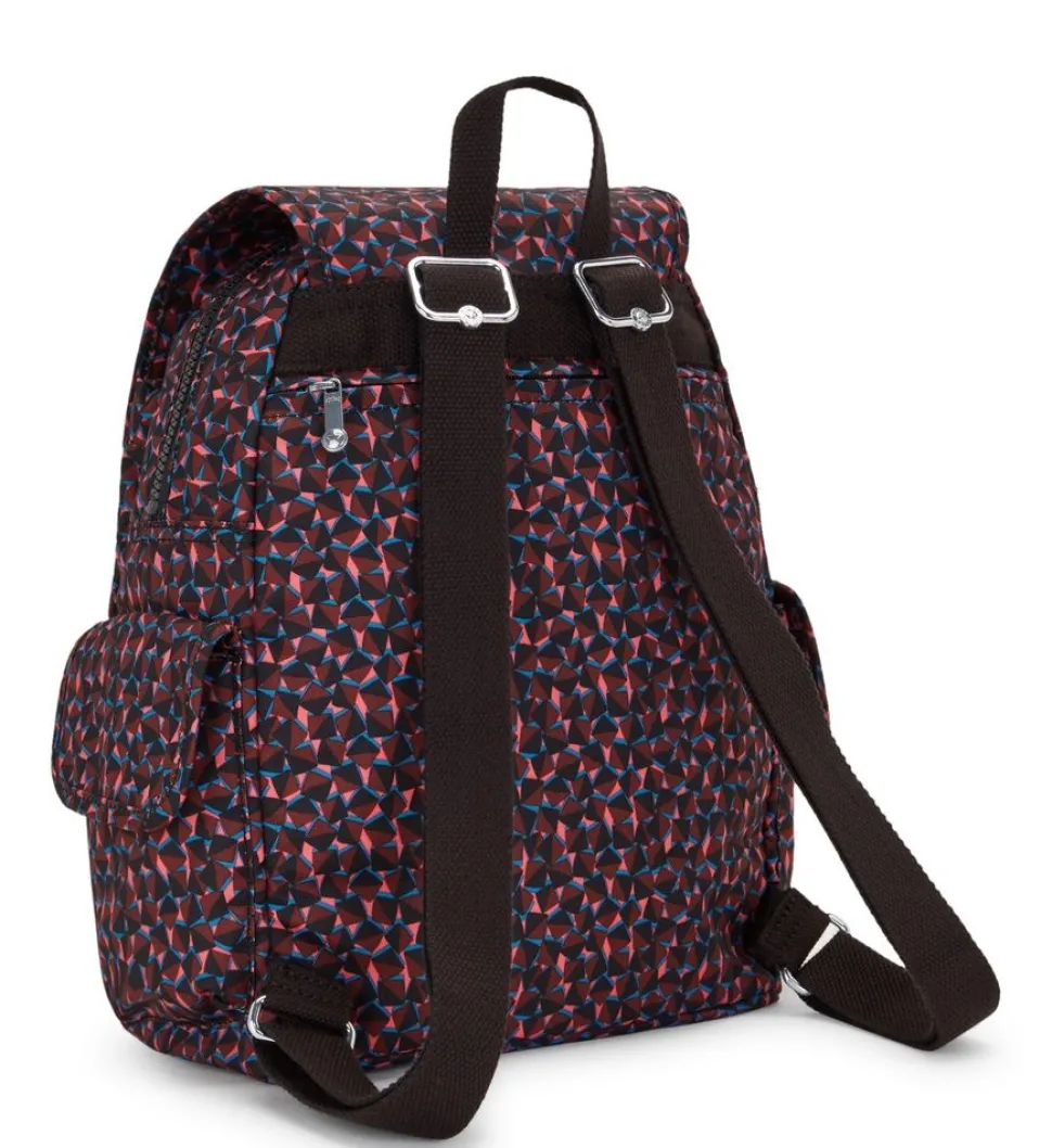 Discount Kipling Zaino City Pack S Happy Squares HappySquares