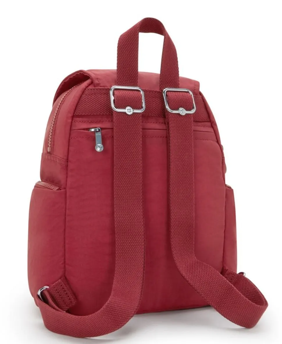 Online Kipling Zaino City Zip Mini Funky Red FunkyRed