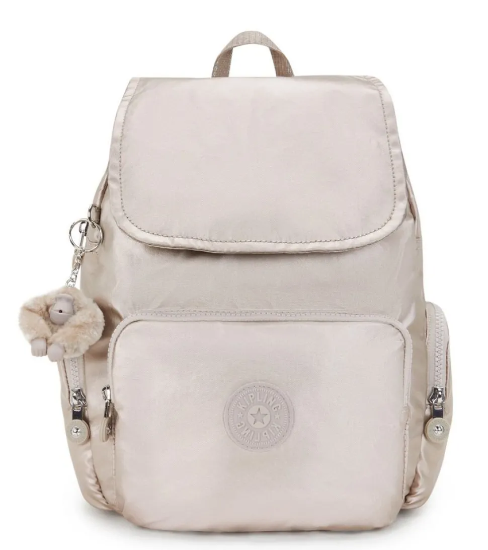 New Kipling Zaino City Zip S Metallic Glow MetallicGlow