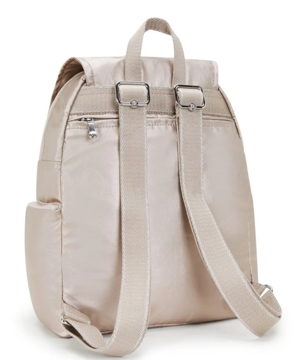 New Kipling Zaino City Zip S Metallic Glow MetallicGlow