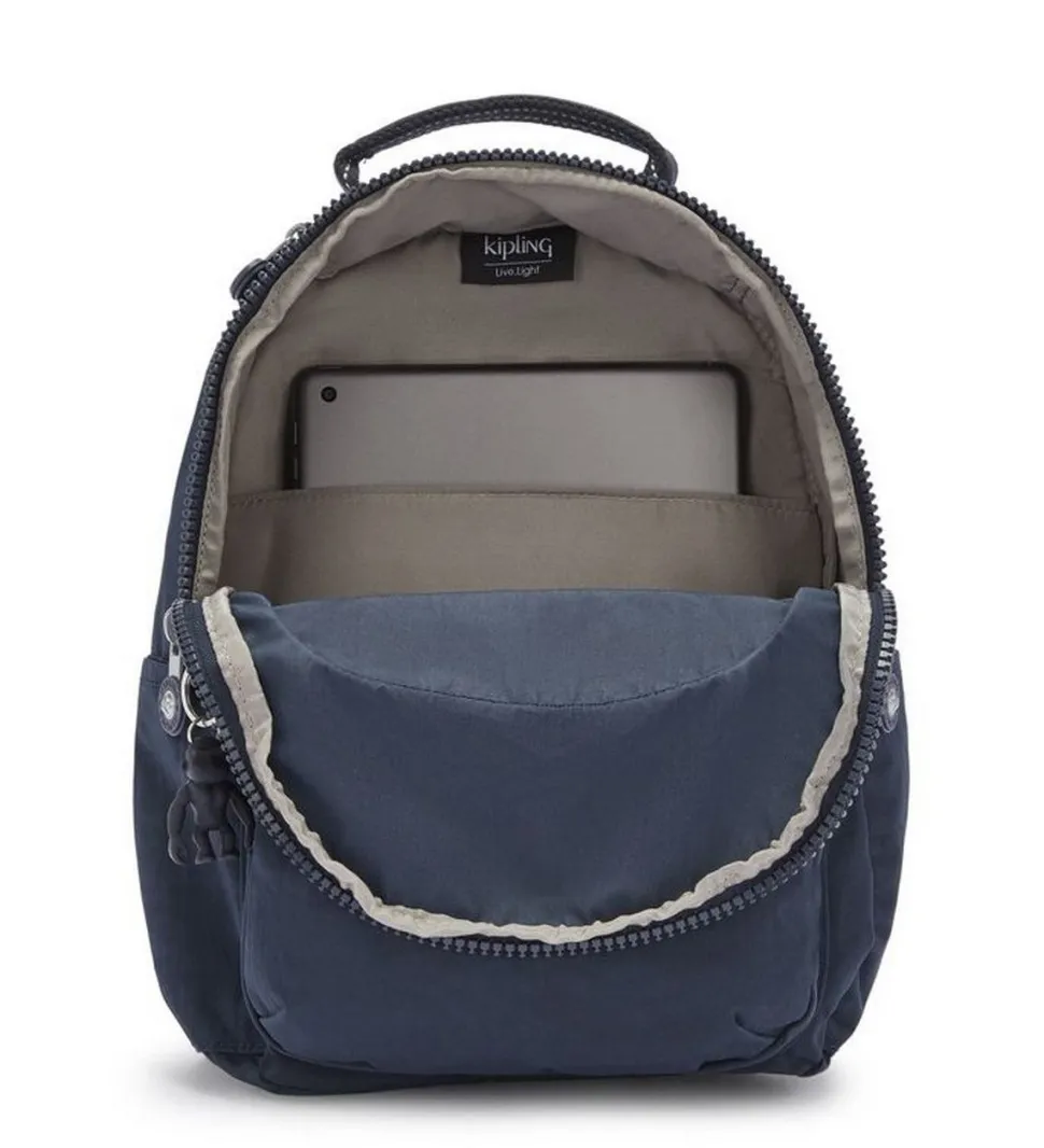 Cheap Kipling Zaino Seoul S Blue Bleu BlueBleu