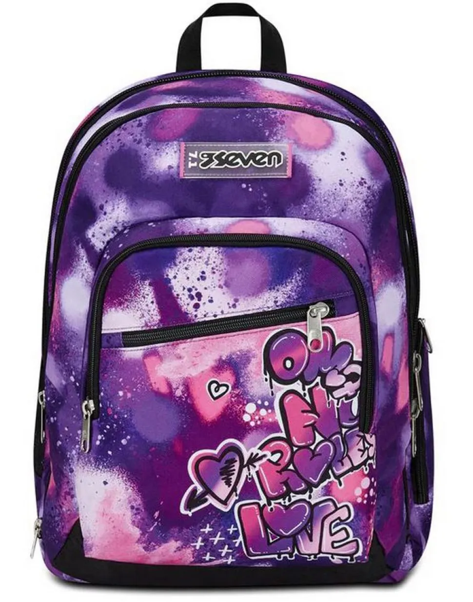 Outlet Seven Zaino scuola Advanced Detach Bubble Street BubbleStreet