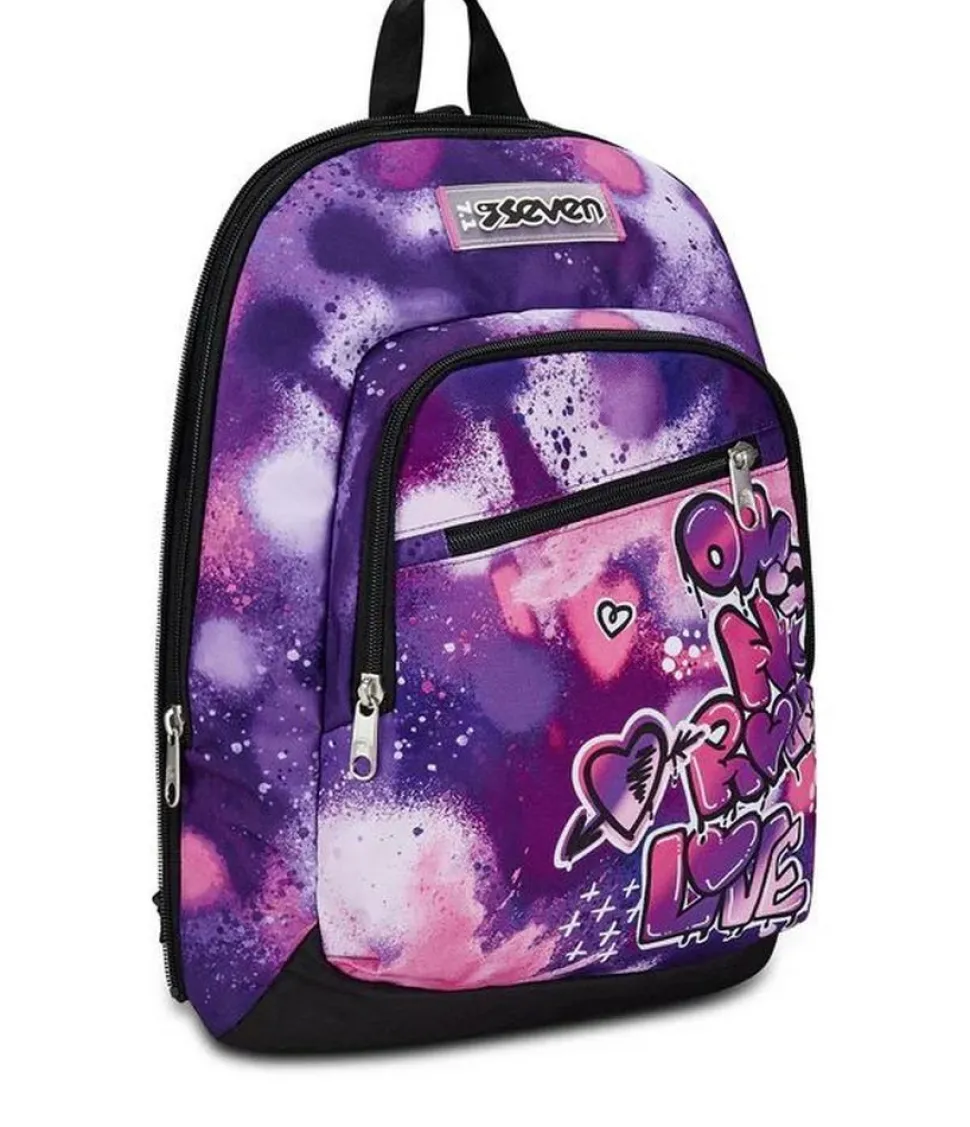 Outlet Seven Zaino scuola Advanced Detach Bubble Street BubbleStreet