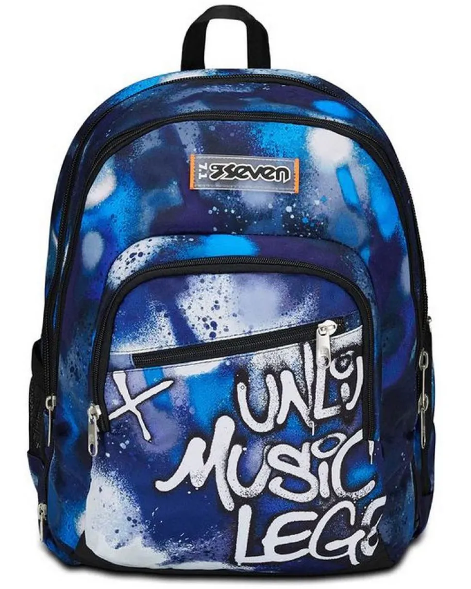 Cheap Seven Zaino scuola Advanced Detach Retrocolor