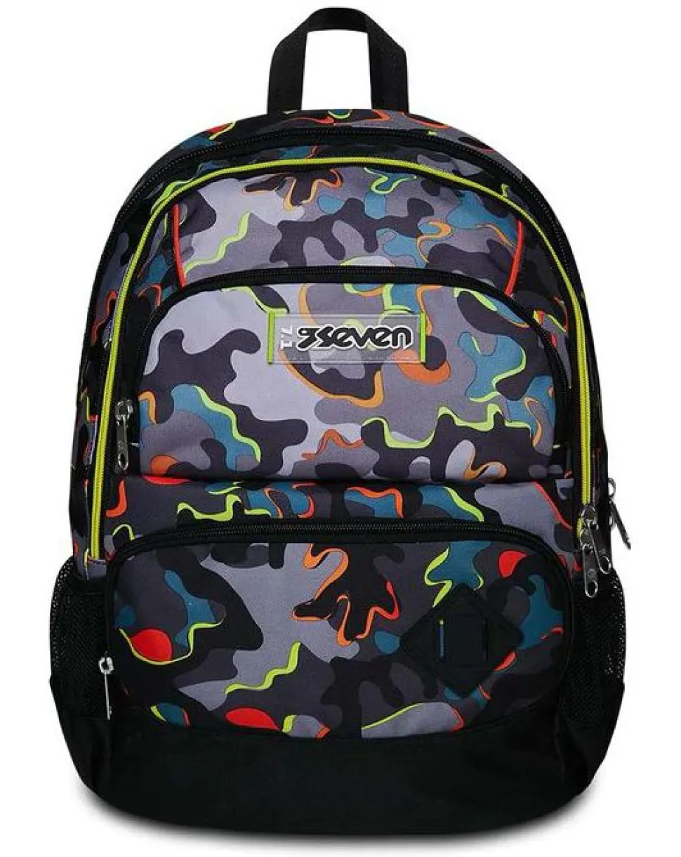 Sale Seven Zaino scuola Advanced Pockets Dye On DyeOn