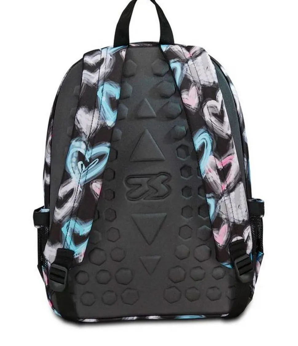 Clearance Seven Zaino scuola Freethink Girl Jet Black JetBlack