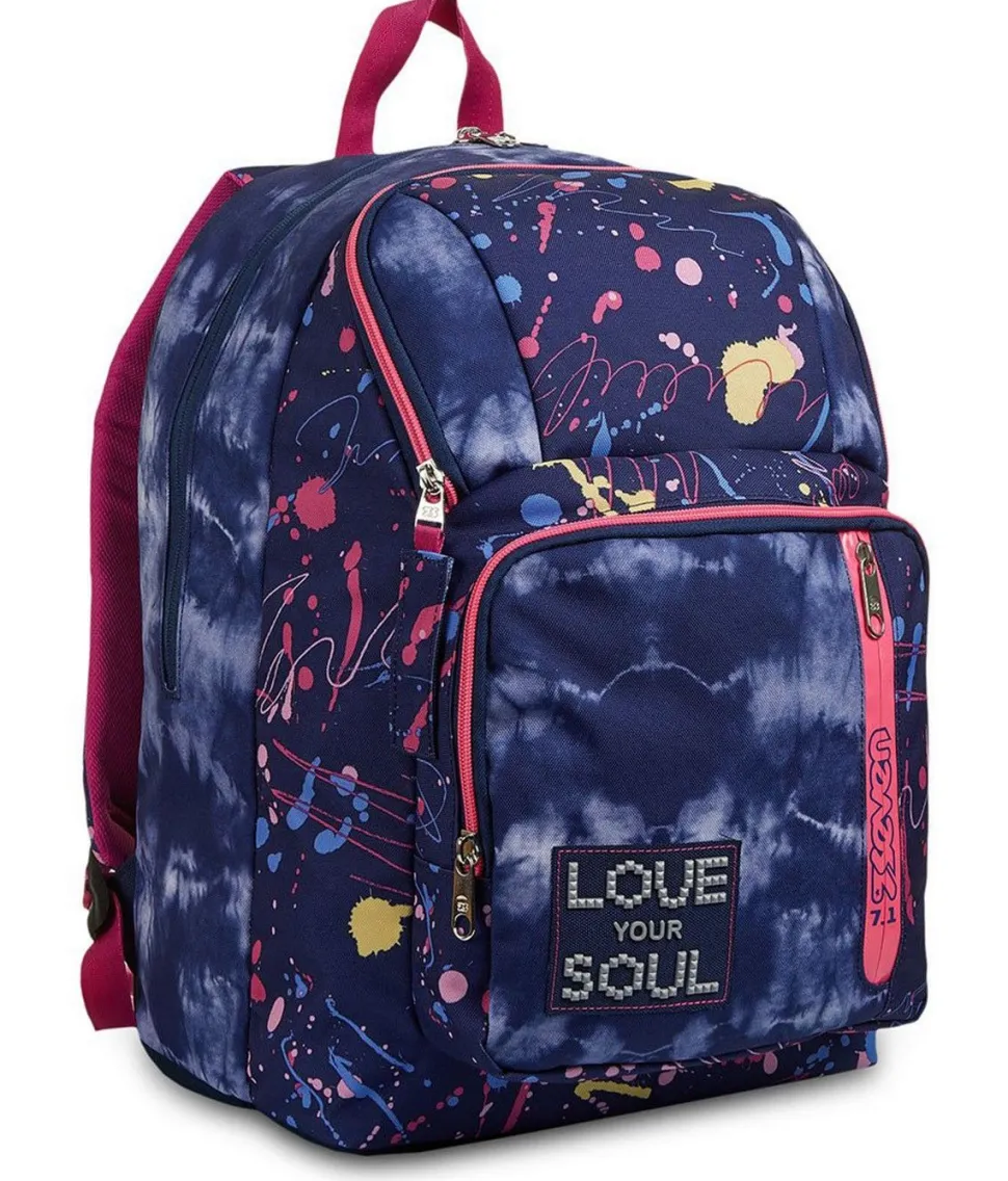 Outlet Seven Zaino scuola Point Out Love Your Soul LoveYourSoul